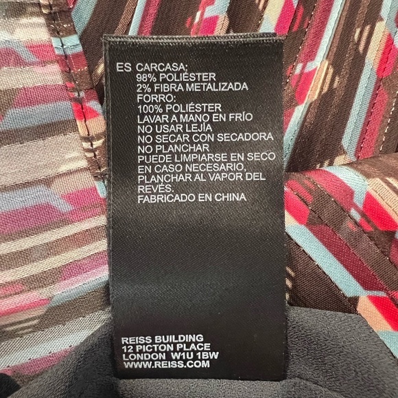 Reiss Alani Pleated Mini Skirt Size 12 - Picture 7 of 9